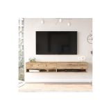 Mueble de TV de Pared Moderno Roble