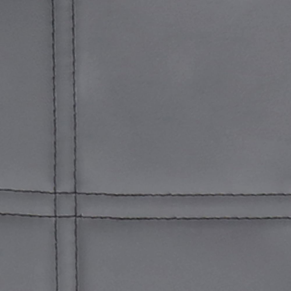Pack de 6 Sillas Tapizadas para Salón y Comedor – Acabado Gris en Aluminio, Medidas: 38,5 cm x 40 cm x 97 cm
