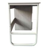 Escritorio Oficina 120 cm con 3 Cajones, Mesa de Ordenador